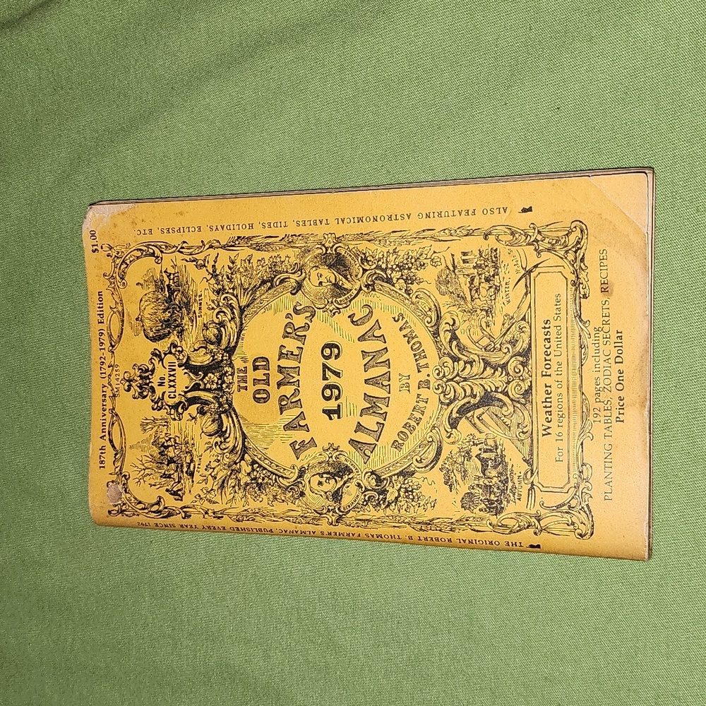 Vintage 1979 The Old Farmers Almanac Softcover Robert B. Thomas